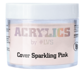 Acrylic Powder Cover Sparkling Pink by #LVS