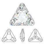 Swarovski Flat Backs Rivoli Triangle Diamond 5mm 6pcs (20)