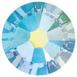 Swarovski Xilion Flat Backs SS7 Aquamarine AB 70pcs (58)