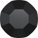 Swarovski Rose Flat Backs Jet SS3 70pcs (91)