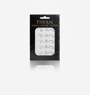 Pavan Henna | Finger Tattoo | Design 2S