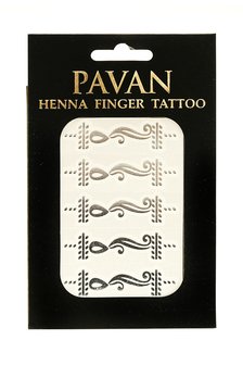 Pavan Henna | Finger Tattoo | Design 7S