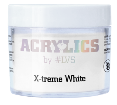 Acrylic Powder X-treme White by #LVS