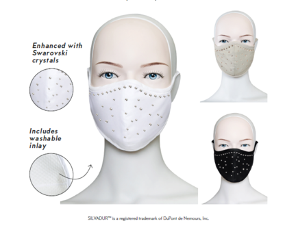 Armagentum Mond Masker Swarovski kristallen