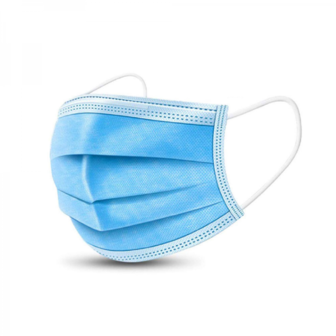 Protective Mouth Masks Blue 50pcs