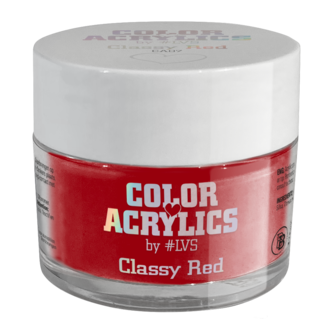 Color Acrylics by #LVS | CA07 Classy Red 7g
