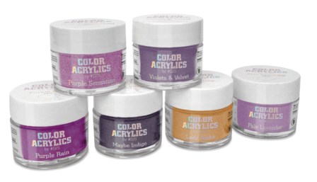 Color Acrylics by #LVS | Kit 5 6pcs.