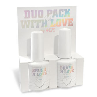 Duo Pack Brush &#039;n Love by #LVS | Clear