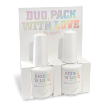 Duo Pack Brush &#039;n Love by #LVS | Princess White