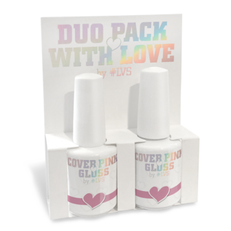 Duo Pack Cover Pink Gloss by #LVS 15ML