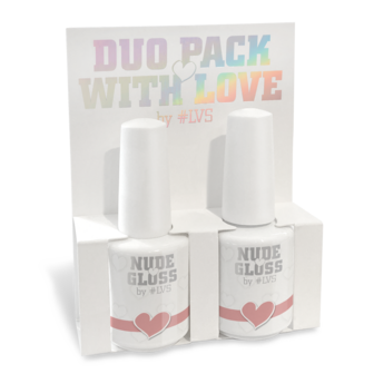 Duo Pack Nude Gloss by #LVS 15ml