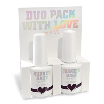 Duo Pack Rubber Base by #LVS | High Drama 15ml 