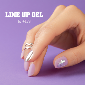 Line Up Gel Metallic Silver by #LVS