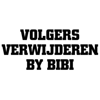 Volgers verwijderen by BiBi