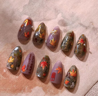 Herfst Nail Art Stickers 01