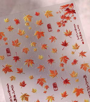 Herfst Nail Art Stickers 02