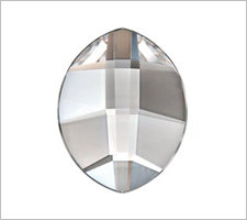 Swarovski Flat Backs 8 x 4.8mm Crystal Pure Leaf 6pcs (4)