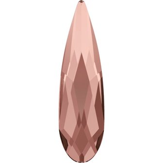 Swarovski Flat Backs 6x1.7mm Raindrop Blush Rose 6pcs (5)