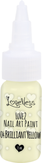 LoveNess | Love 2 Nail Art Paint Brilliant Yellow 004