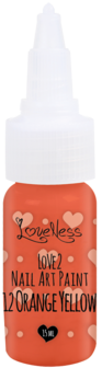 LoveNess | Love 2 Nail Art Paint Orange Yellow 012
