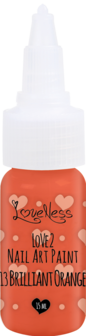 LoveNess | Love 2 Nail Art Paint Brilliant Orange 013