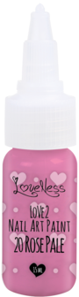 LoveNess | Love 2 Nail Art Paint Rose Pale 020