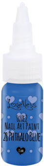 LoveNess | Love 2 Nail Art Paint Phthalo Blue 028