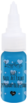 LoveNess | Love 2 Nail Art Paint P. Blue Cyan 029