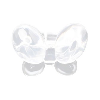 Color Pop Bottle Ring Butterfly Clear 50stks