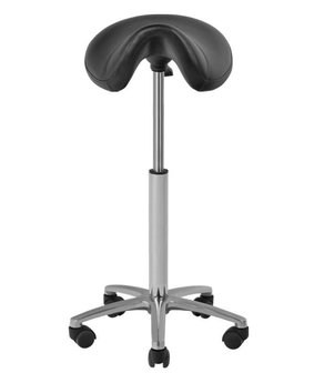 Chrome Tabouret Black