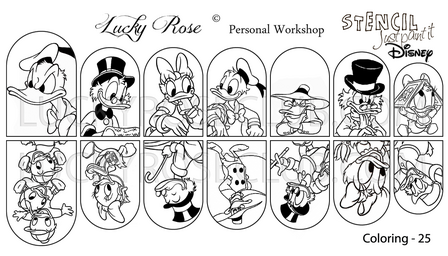 Duck Family Stencil Coloring 25 by #LVS
