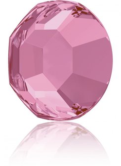 Swarovski Rose Flat Backs SS3 Light Rose 70pcs (92)