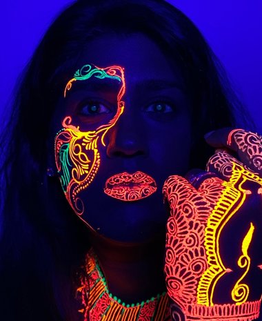 Pavan Henna | Neon Blue