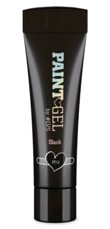 Paint Gel Tube by #LVS | 12 Black