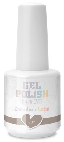 Gel Polish by #LVS | 207 Canadian Latte 15ml