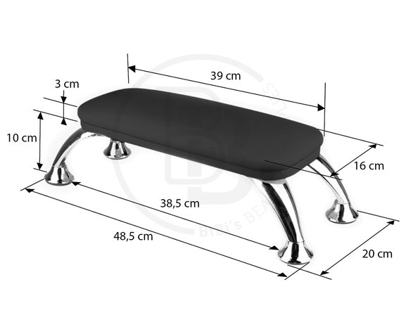 Armrest Black Chrome