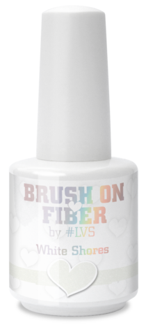 Brush On Fiber by #LVS | White Shores 15ml