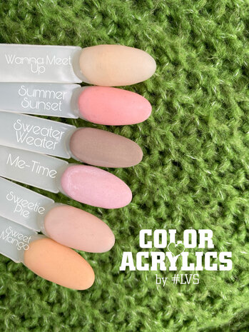 Color Acrylics by #LVS | Kit 2 6pcs.