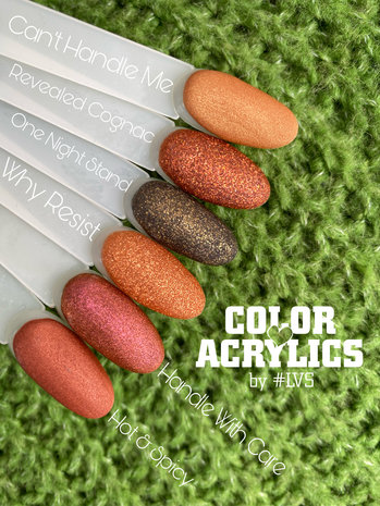 Color Acrylics by #LVS | Kit 4 6pcs.