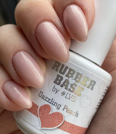 Rubber Base by #LVS | Dazzling Peach 15ml 