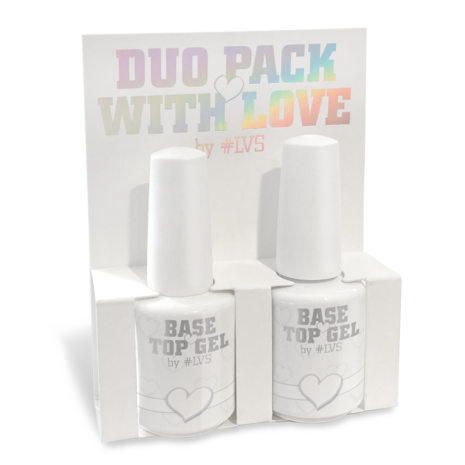 Duo Pack Base Top Gel by #LVS 15ml