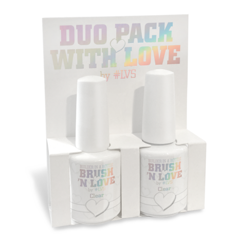 Duo Pack Brush 'n Love by #LVS | Clear