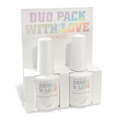 Duo Pack Brush 'n Love by #LVS | Princess White