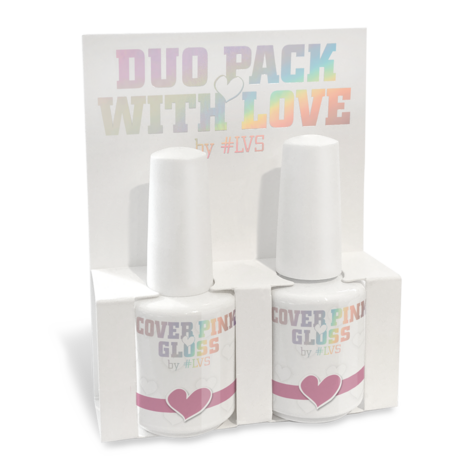 Duo Pack Cover Pink Gloss by #LVS 15ML
