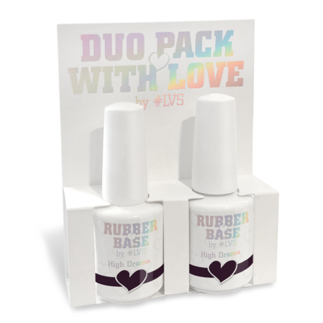 Duo Pack Rubber Base by #LVS | High Drama 15ml 