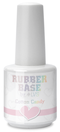 Duo Pack Rubber Base by #LVS | Cotton Candy 15ml 