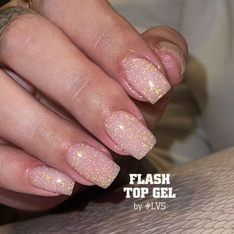 La Petite Flash Top Gel Gold 7ml by #LVS