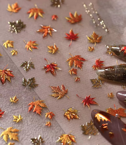 Herfst Nail Art Stickers 01