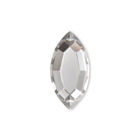 Swarovski Flat Backs 8 x 4mm Crystal Navette 6pcs (10)