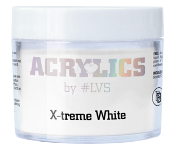 Acrylic Powder X-treme White by #LVS